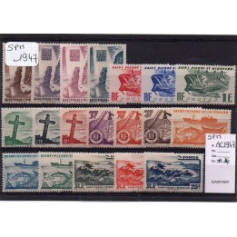 Saint-Pierre et Miquelon - Annee Complete 1947