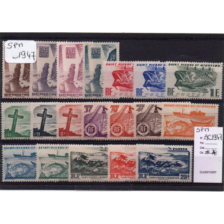 Saint-Pierre et Miquelon - Annee Complete 1947