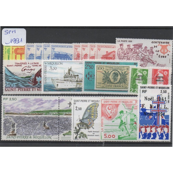 Saint-Pierre et Miquelon - Annee Complete 1991