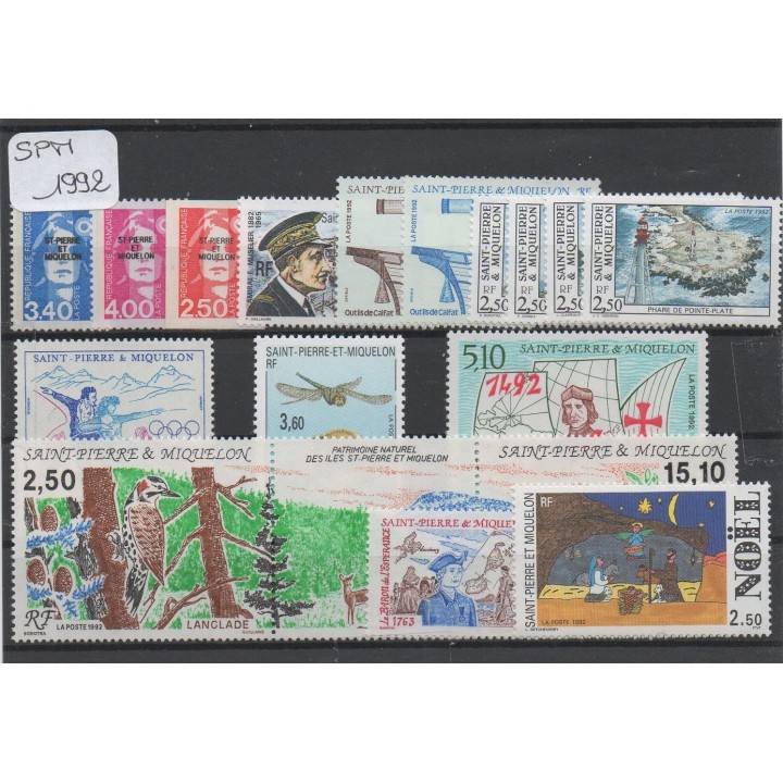 Saint-Pierre et Miquelon - Annee Complete 1992