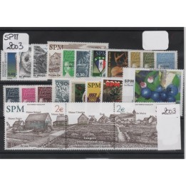 Saint-Pierre et Miquelon - Annee Complete 2003