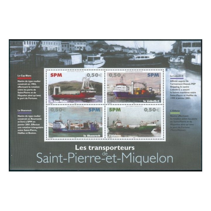 Saint-Pierre et Miquelon - Bloc Feuillet 10