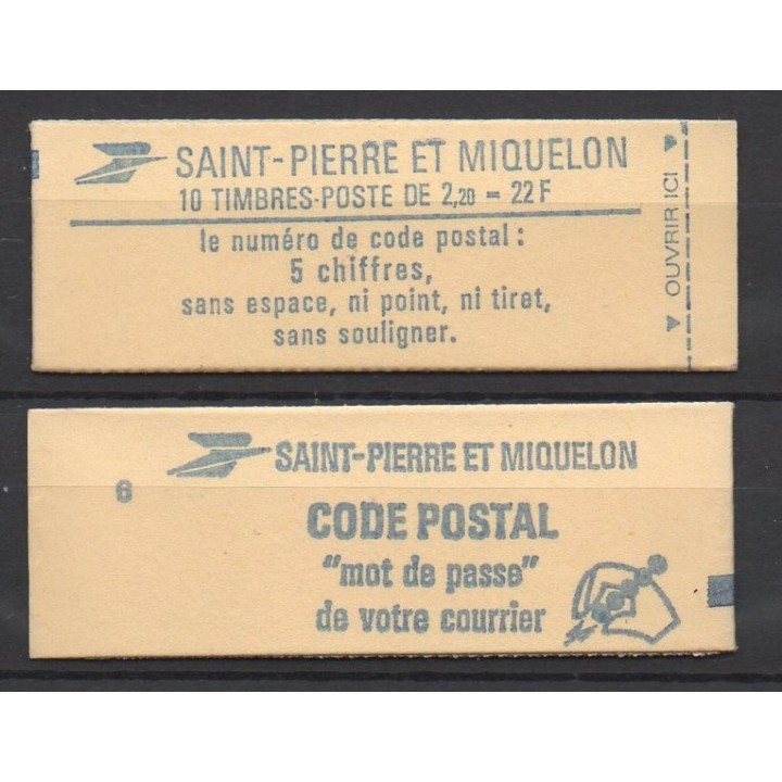 Saint-Pierre et Miquelon - Carnet 464a