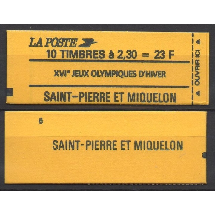 Saint-Pierre et Miquelon - Carnet 518