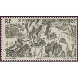 Saint-Pierre et Miquelon - Poste Aérienne 014
