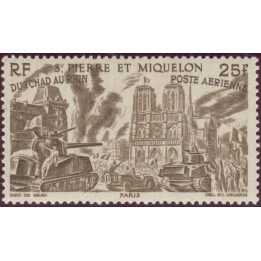 Saint-Pierre et Miquelon - Poste Aérienne 016