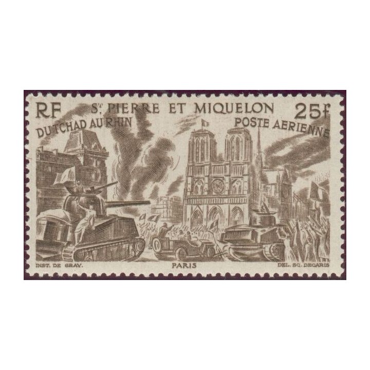 Saint-Pierre et Miquelon - Poste Aérienne 016