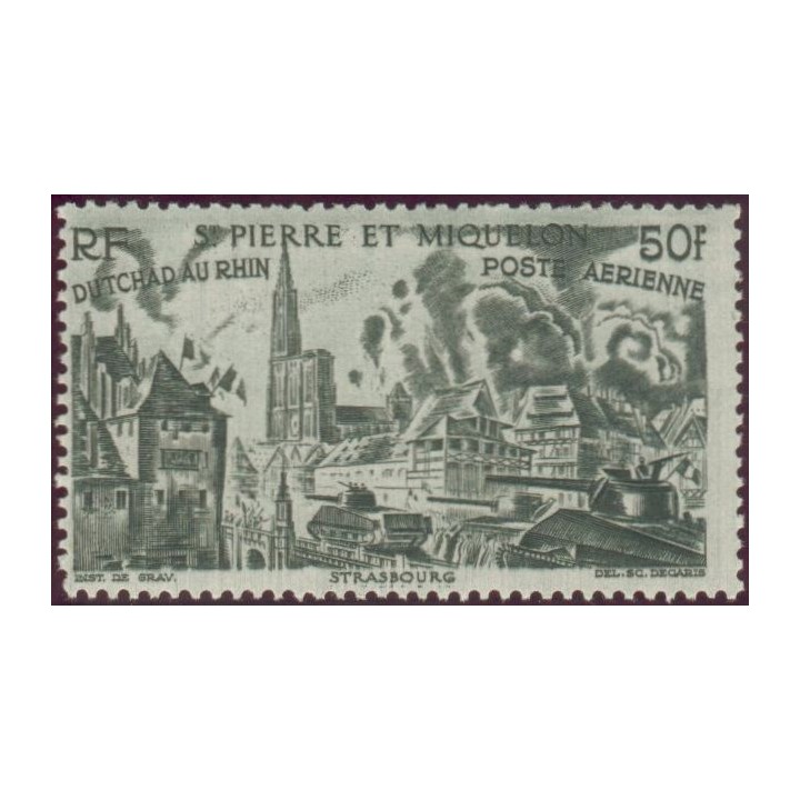 Saint-Pierre et Miquelon - Poste Aérienne 017