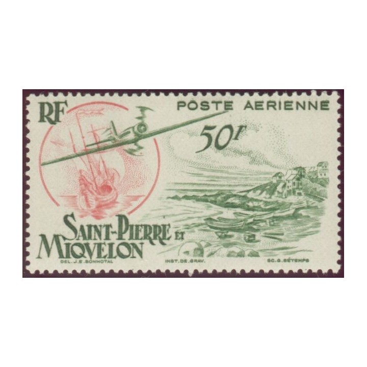 Saint-Pierre et Miquelon - Poste Aérienne 018