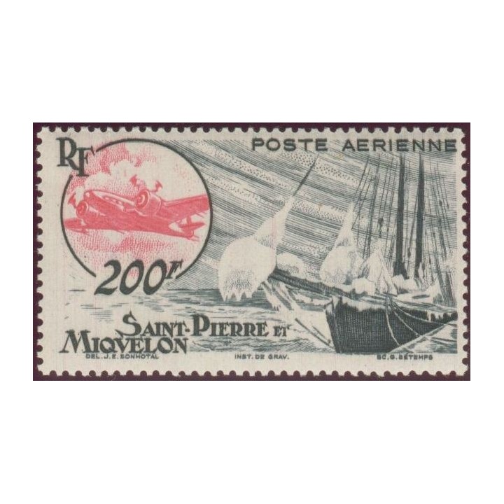 Saint-Pierre et Miquelon - Poste Aérienne 020