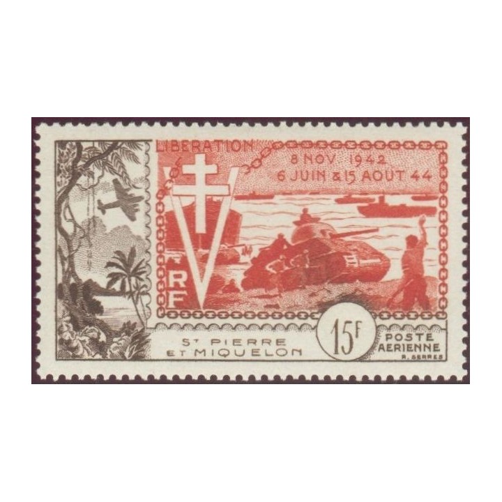 Saint-Pierre et Miquelon - Poste Aérienne 022