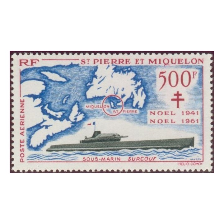 Saint-Pierre et Miquelon - Poste Aérienne 028