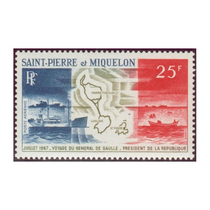 Saint-Pierre et Miquelon - Poste Aérienne 038