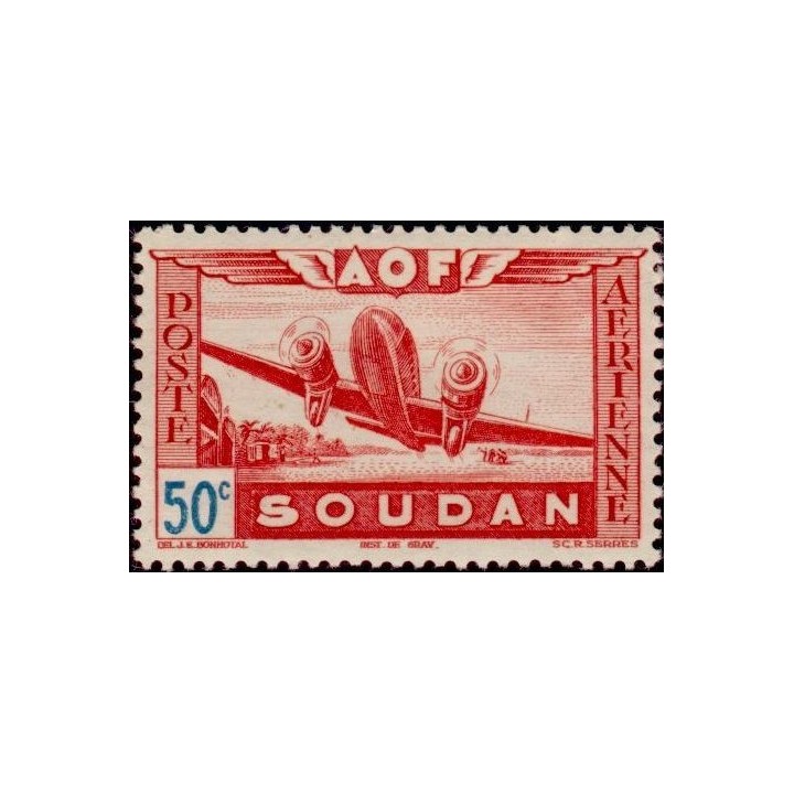 Soudan - Poste Aérienne 10