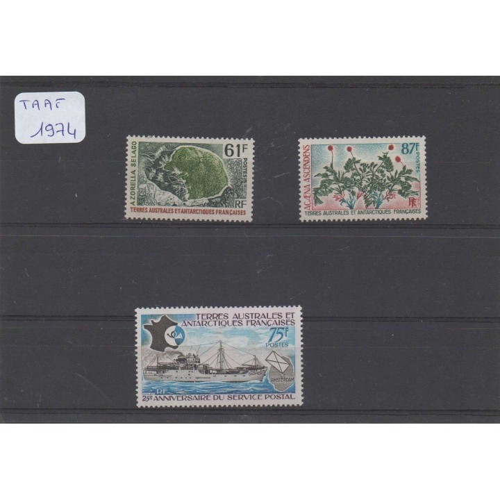 TAAF - Annee Complete 1974