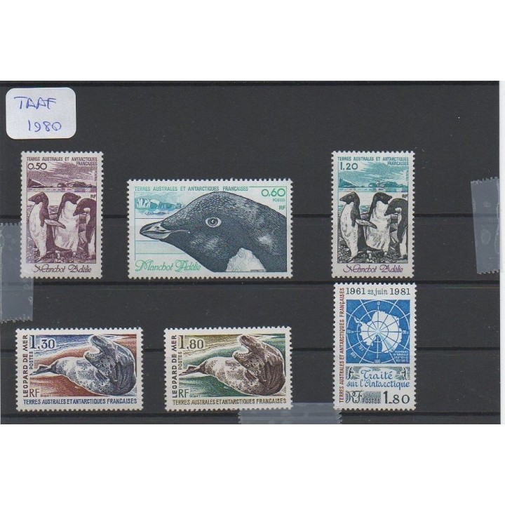 TAAF - Annee Complete 1980