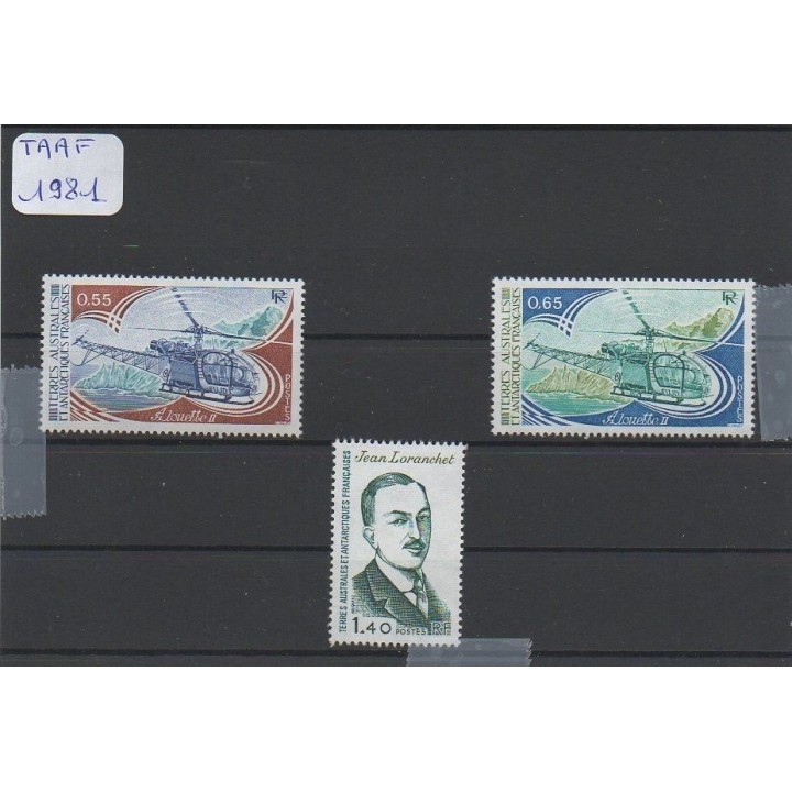 TAAF - Annee Complete 1981
