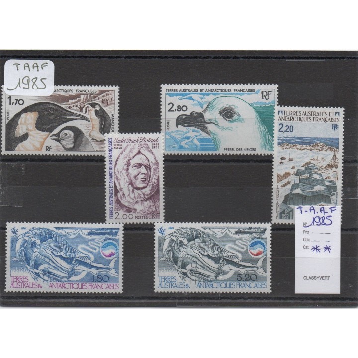 TAAF - Annee Complete 1985
