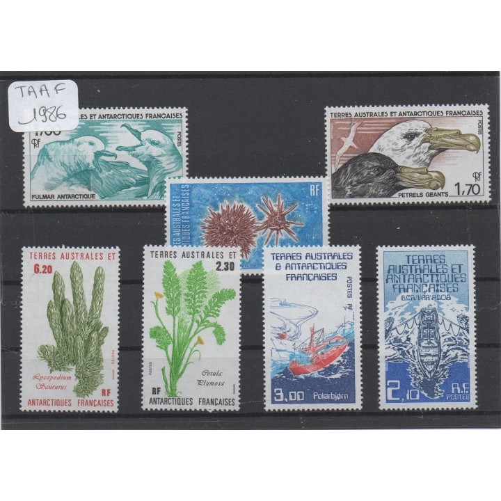 TAAF - Annee Complete 1986
