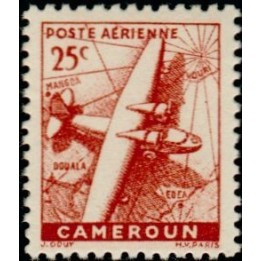 Cameroun - Poste Aérienne 22