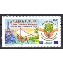 Wallis et Futuna - 900B Autoadhésif « 72eme salon philatelique d\'autome Paris »