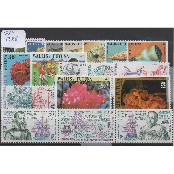 Wallis et Futuna - Annee Complete 1986