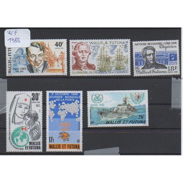 Wallis et Futuna - Annee Complete 1988