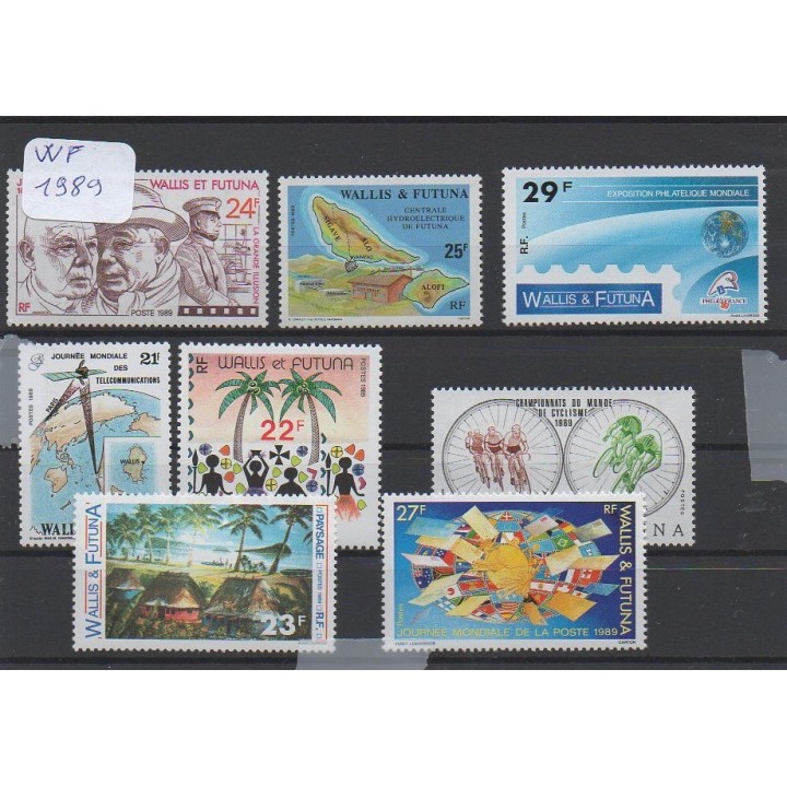 Wallis et Futuna - Annee Complete 1989