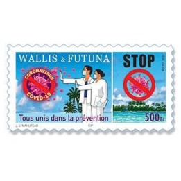 Wallis et Futuna - 931 Autoadhésif « Tous unis dans la prévention »