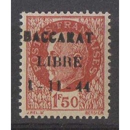 France - Libération de Bacarat N°6 - Type II