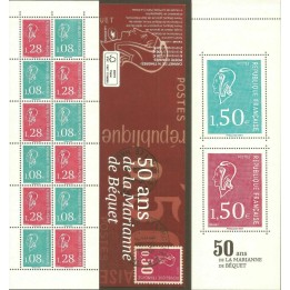 France - Carnet C1529 « 50 ans de la Marianne de Béquet »