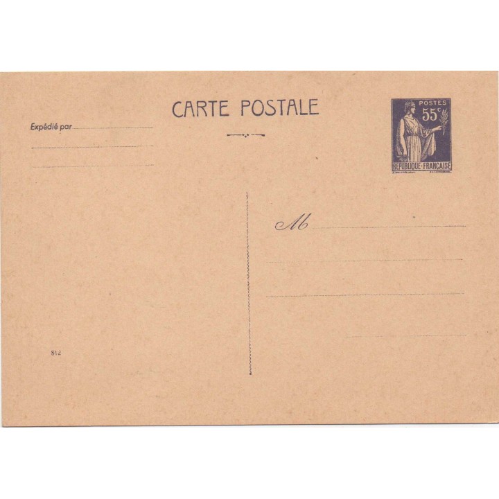 France - Entier Postal 0363-CP1
