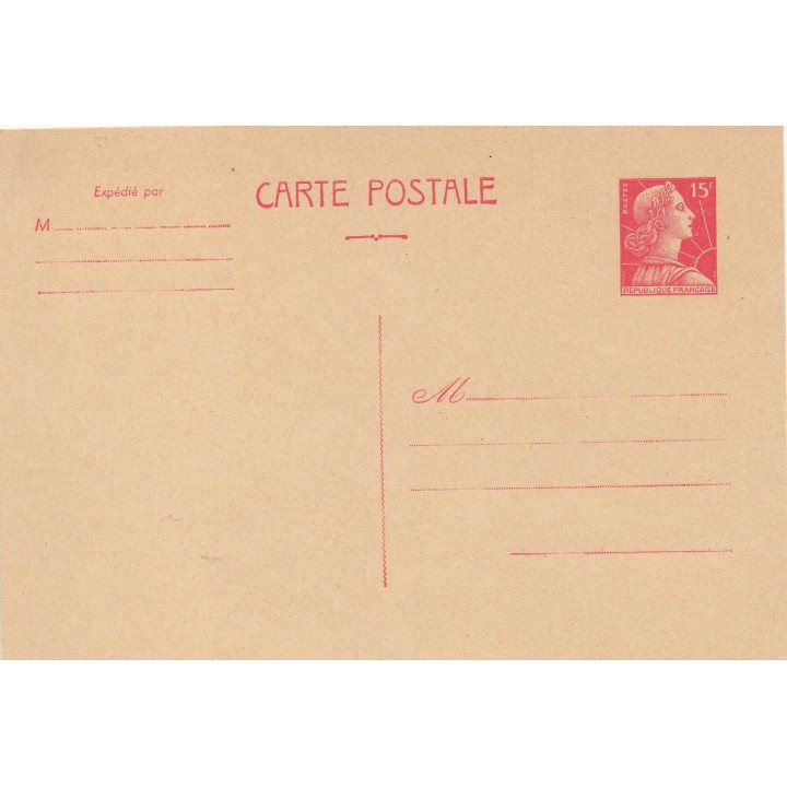 France - Entier Postal 1011-CP1