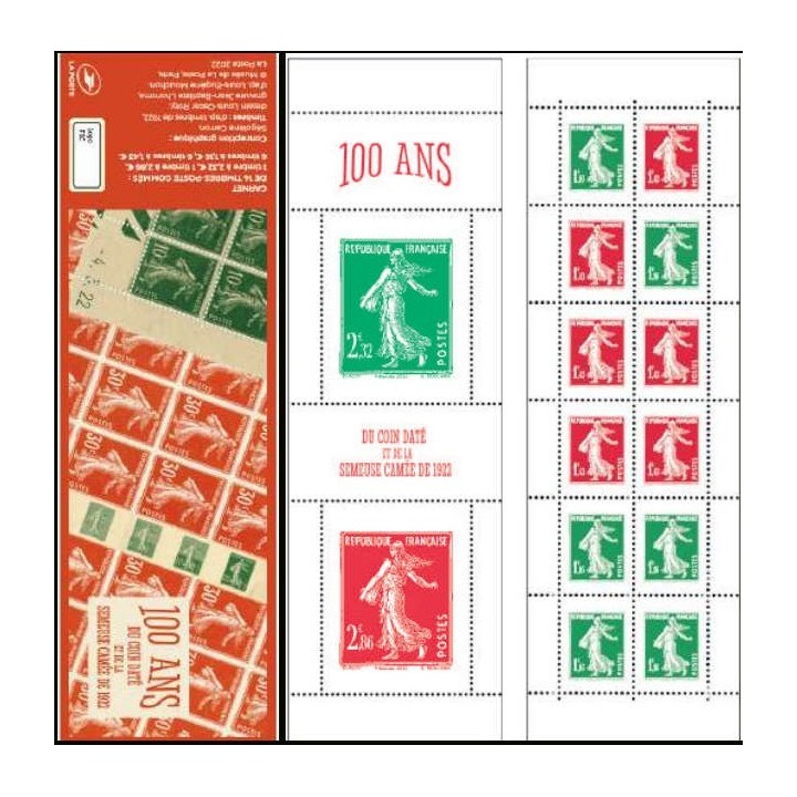 France - Carnet C1530 100 ans de la Semeuse - Hors Abonnement