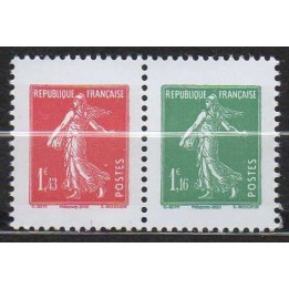 France - 5607 Paire Horizontale R+V - 100 ans de la Semeuse