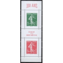 France - 5609 & 5610  Couverture Carnet 100 ans de la Semeuse