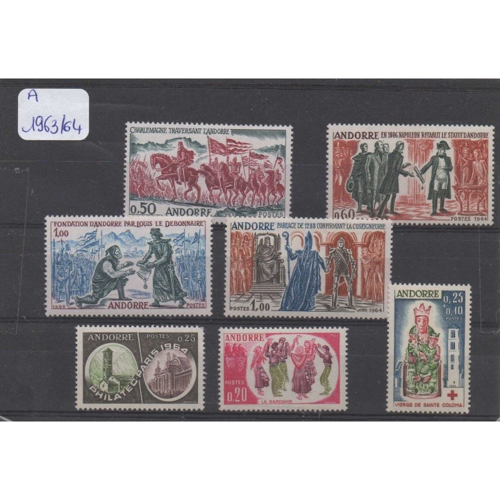 Andorre Francais - Année Complète 1963-64