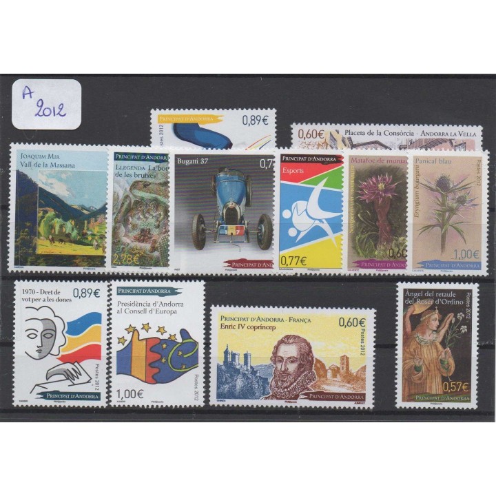 Andorre Francais - Année Complète 2012