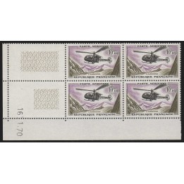 France - Poste Aérienne 41 Coin Daté (16/01/1970)