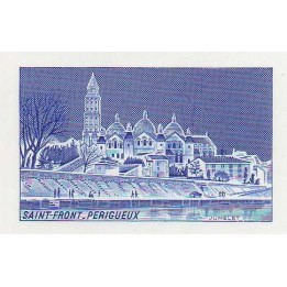 Timbre de collection France - Vignettes SF N°9 - Cathédrale Saint Front