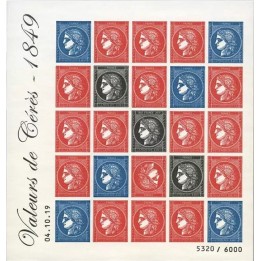 France - F5361A - Feuillet Non Dentelé \"La Cérès - Histoire du premier timbre-poste français\"