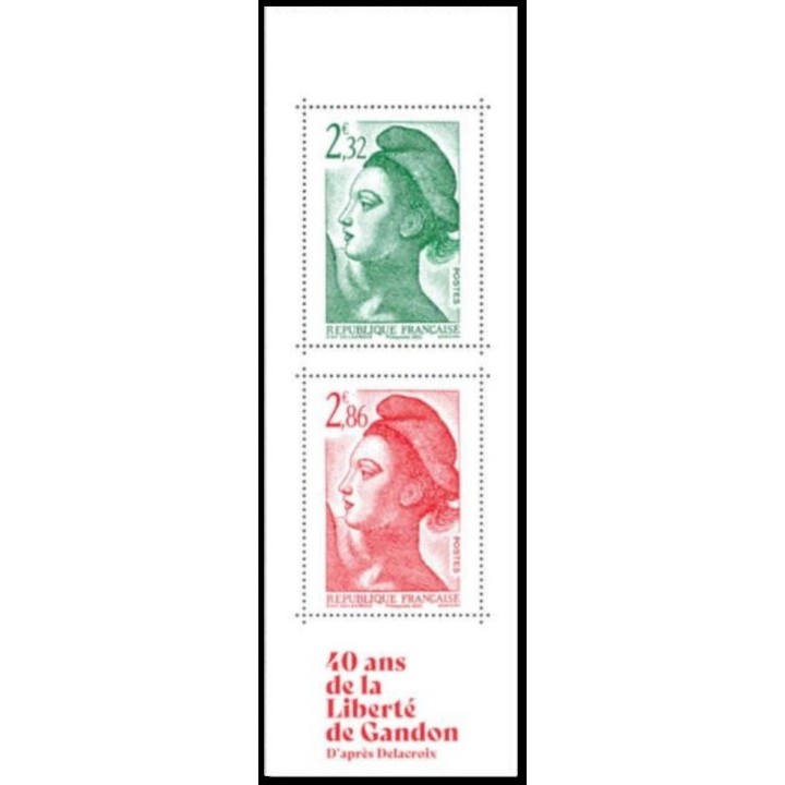 France - 5637 & 5638 Couverture Carnet 40 ans de la Liberté de Gandon