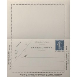 France - Carte-lettre Semeuse camée - Salon d\'automne Paris 2022