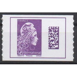 France - Autoadhésif 1656A \"Marianne l\'Engagée 2021 PHILAPOSTE Lettre Internationale\"