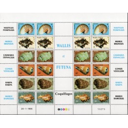 Wallis et Futuna - 323 à 328 - Feuille