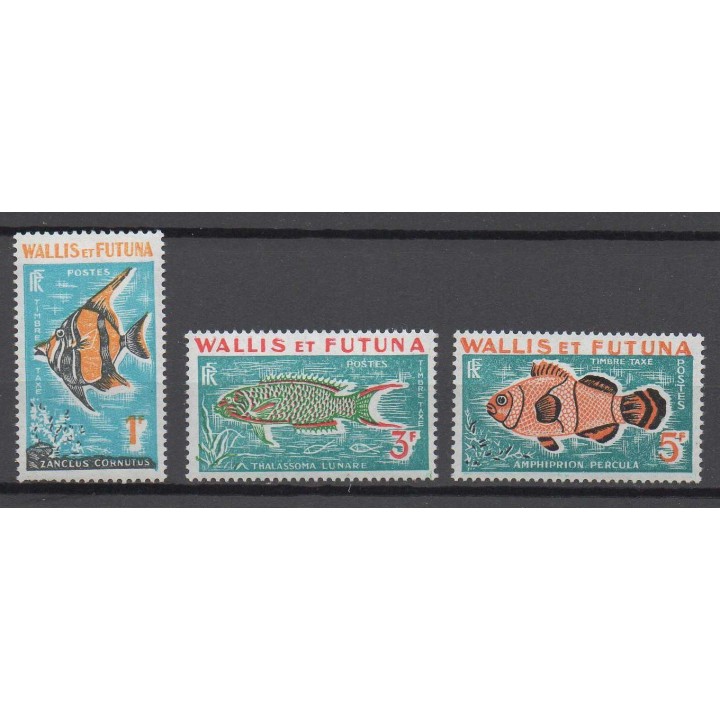 Wallis et Futuna - Taxe 37a, 38a et 39a