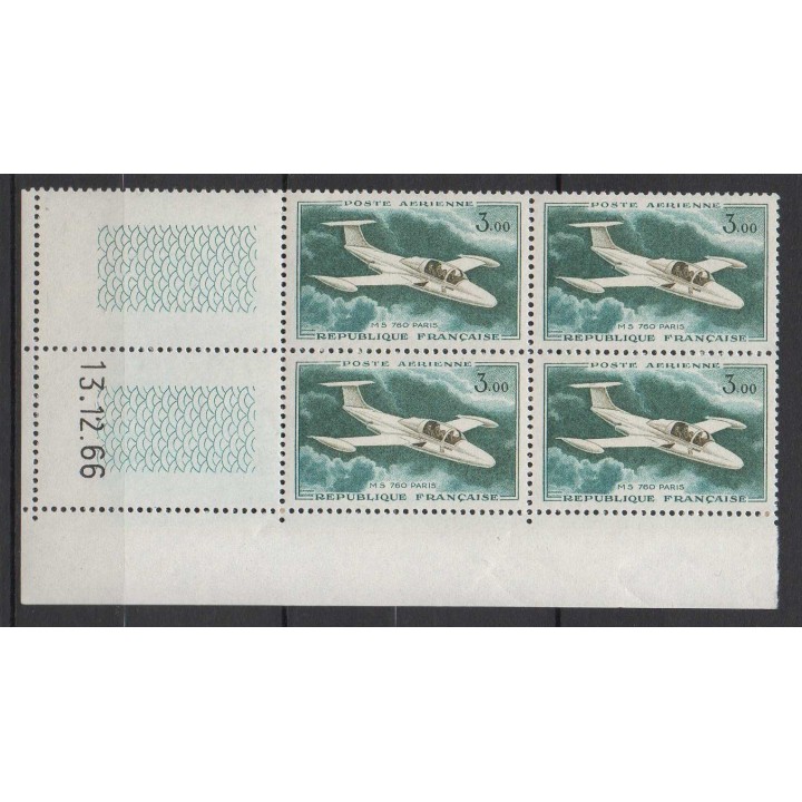 France - Poste Aérienne 39 Coin Daté (13/12/1966)