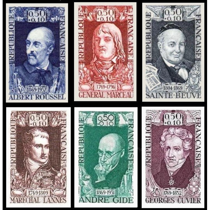 France - Non Dentelé 1590 à 1595