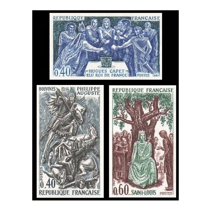 France - Non Dentelé 1537 à 1539