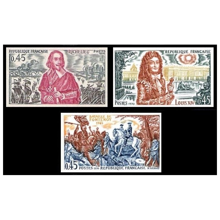 France - Non Dentelé 1655 à 1657